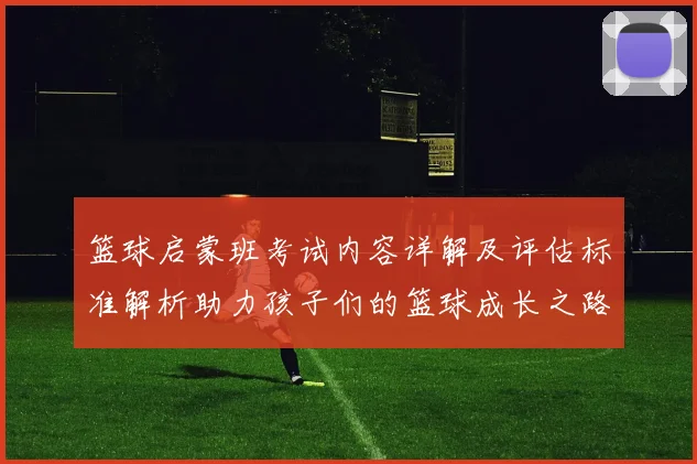 篮球启蒙班考试内容详解及评估标准解析助力孩子们的篮球成长之路